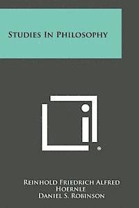 bokomslag Studies in Philosophy