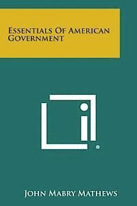 bokomslag Essentials of American Government