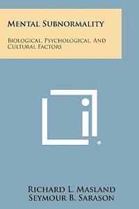 bokomslag Mental Subnormality: Biological, Psychological, and Cultural Factors
