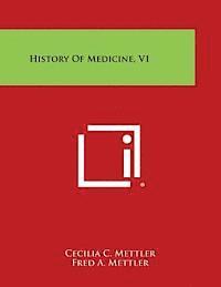 bokomslag History of Medicine, V1