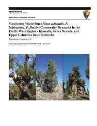 bokomslag Monitoring White Pine (Pinus albicaulis, P. balfouriana, P. flexilis) Community Dynamics in the Pacific West Region- Klamath, Sierra Nevada, and Upper