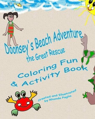 Doonsey's Beach Adventure, the Great Rescue: Doonsey's Coloring Fun and Activity Book 1