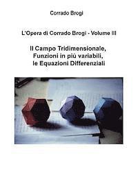 L'Opera di Corrado Brogi - Volume III: Il Campo Tridimensionale, Funzioni in piu' variabili, le Equazioni Differenziali 1