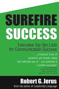 bokomslag Surefire Success: : Executive Top Ten Lists for Communication Success