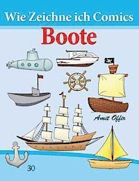 bokomslag Wie Zeichne ich Comics - Boote: Zeichnen Bücher: Zeichnen für Anfänger Bücher