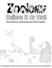 bokomslag Zoology Believe It Or Not!: A Coloring Book Of Real And Mythical Animals