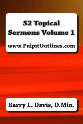 bokomslag 52 Topical Sermons Volume 1