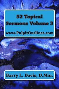 bokomslag 52 Topical Sermons Volume 3
