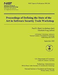 bokomslag Proceedings of Defining the State of the Art in Software Security Tools Workshop