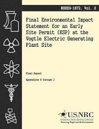 bokomslag Final Environmental Impact Statement for an Early Site Permit at the Vogtle Electric Generating Plant Site