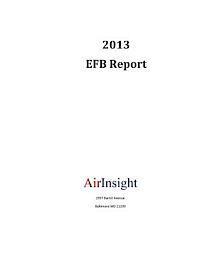 bokomslag 2013 EFB Report