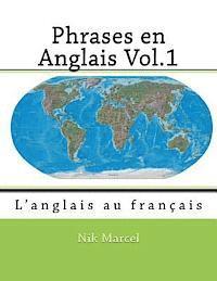 bokomslag Phrases en Anglais Vol.1: L'anglais au français