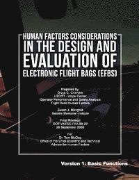 bokomslag Human Factors Considerations in the Design and Evaluation of Electronic Flight Bags(EFBs)- Version 1: Basic Functions