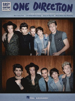 Hal Leonard Publishing Corporation - One Direction - Easy Guitar with Tab: Easy Guitar with Notes and Tab Easy Guitar Songbook with Standard Notation and Tab 14 One Direction Hits Arrange, Häftad. Tillgänglighet: Lägg i varukorg