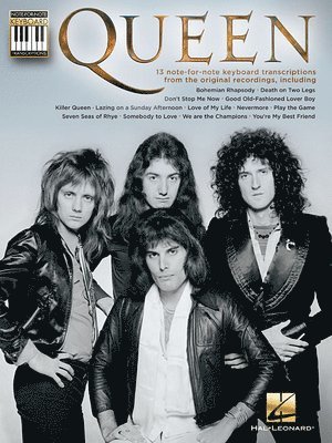 bokomslag Queen Note-for-Note Keyboard Transcriptions