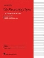 Guitar Tablature Manuscript Paper - Wire-Bound: Manuscript Paper 1