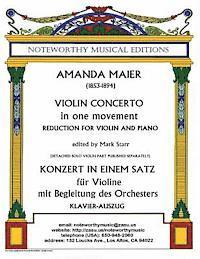 bokomslag Violin Concerto in One Movement: Reduction for Violin and Piano, edited by Mark Starr
