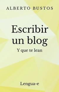 bokomslag Escribir un blog