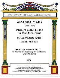 bokomslag Violin Concerto in One Movement; Solo Violin Part: Edited by Mark Starr