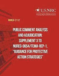 bokomslag Public Comment Analysis and Adjudication: Supplement 3 to NUREG-0654/FEMA-REP-1, ?Guidance for Protective Action Strategies?
