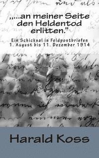 bokomslag , ...an meiner Seite den Heldentod erlitten.': Ein Schicksal in Feldpostbriefen. 1. August bis 11.Dezember 1914