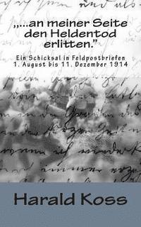 bokomslag , ...an meiner Seite den Heldentod erlitten.": Ein Schicksal in Feldpostbriefen. 1. August bis 11.Dezember 1914