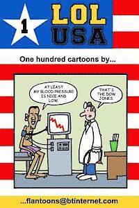 bokomslag Lol USA: 100 great and funny cartoons.