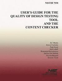 bokomslag User's Guide for the Quality of Design Testing Tool and the Content Checker