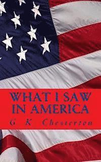 bokomslag What I Saw in America