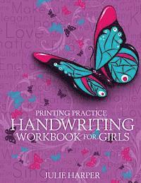 bokomslag Printing Practice Handwriting Workbook for Girls
