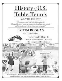 History of U.S. Table Tennis Volume 8 1