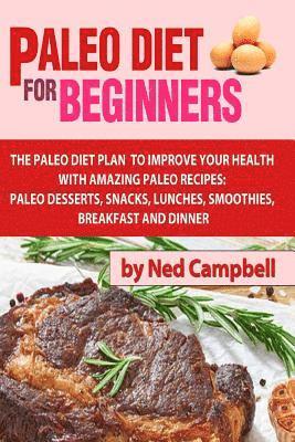 Paleo Diet For Beginners: Amazing Recipes For Paleo Snacks, Paleo Lunches, Paleo Smoothies, Paleo Desserts, Paleo Breakfast, And 1