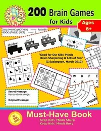 bokomslag 200 Brain Games for Kids ( Big Book Series )