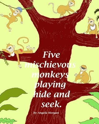 Five mischievous monkeys Playing Hide And Seek 1