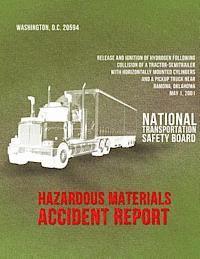 bokomslag Release and Ignition of Hydrogen Following Collision of a Tractor-Semitrailer with Horizontally Mounted Cylinders and a Pickup Truck near Ramona, Okla