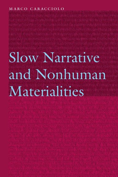 Marco Caracciolo - Slow Narrative and Nonhuman Materialities, Inbunden