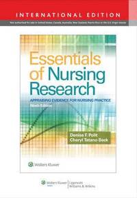 bokomslag Essentials of Nursing Research