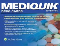 bokomslag MediQuik Drug Cards