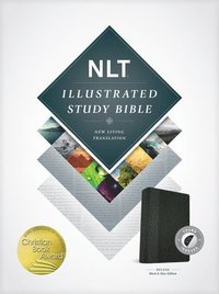 bokomslag NLT Illustrated Study Bible Tutone Black/Onyx, Indexed