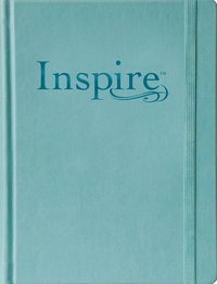 bokomslag NLT Inspire Bible Large Print, Tranquil Blue