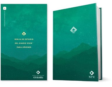 bokomslag Biblia de Estudio del Diario Vivir Para Jovenes Ntv (Tapa Dura, Verde, Letra Roja, Habilitada Para Filament)