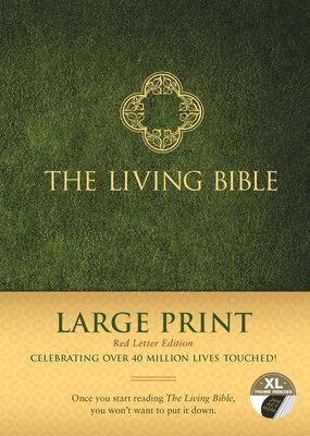 Living Bible Large Print Red Letter Edition, Indexed 1