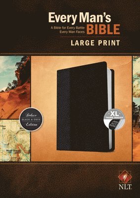 NLT Every Man's Bible, Large Print, Black/Onyx, Indexed 1