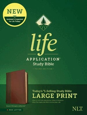 Tyndale - NLT Life Application Study Bible, Third Edition, Large Print, Inbunden
