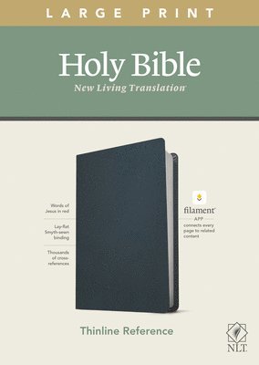 NLT Large Print Thinline Reference Bible, Filament Edition 1