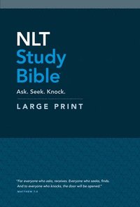 bokomslag NLT Study Bible Large Print (Red Letter, Hardcover)
