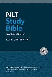 bokomslag NLT Study Bible Large Print (Red Letter, Hardcover, Indexed)