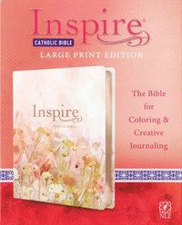 bokomslag NLT Inspire Catholic Bible Large Print, Pink Fields