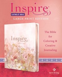 bokomslag NLT Inspire Catholic Bible Large Print, Pink Fields