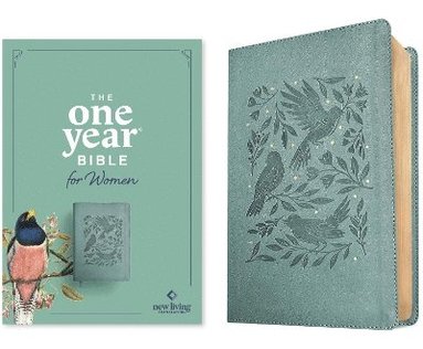 bokomslag NLT The One Year Bible for Women, Birdsong Teal